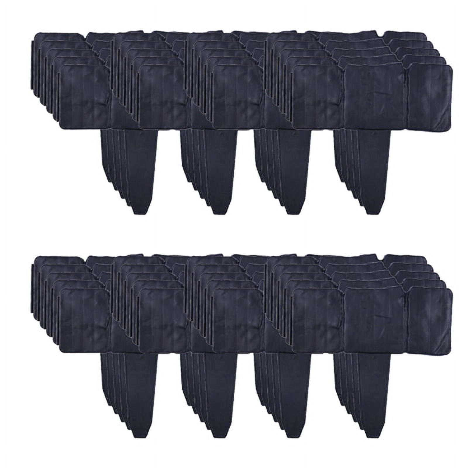 40PCS Garden Fence Imitation Stone Plant Support Stake Outdoor Landscape Edging Decorative Border,C