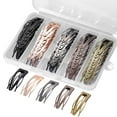 40PCS Hair Clips, 5 Colors Hair Clips Metal Hair Barrettes Stuffers for