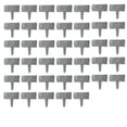 thumbnail image 1 of 40PCS Imitation Stone Garden Fence, Stone-Look Lawn Edging Border for Flower Beds, Plastic Garden Retaining Edging Fence, Flexible Interlocking Landscape Edging Gray, 1 of 7