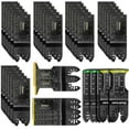 thumbnail image 1 of 40PCS Multitool Blades kit Includes Titanium Multi Tool Blades Use in Wood Plastics Metal Cutting Removing Oscillating Blades with Quick Release Ideal Oscillating Tools Name Brands Replacement Blades, 1 of 9