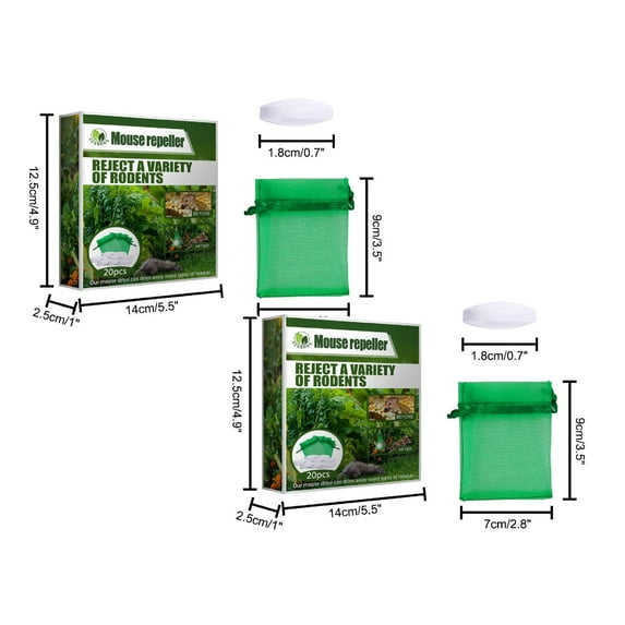 40PCS Peppermint Oil Rodent Peppermint Oil for Rats: Proven Rodent Control & Mouse Repellent for a Pest-Free Home Rat Repellent