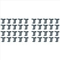 thumbnail image 1 of 40PCS Photovoltaic Panel Drainage Buckle Plate Solar Panel Water Drain Clip for Solar Panel Draining Black 40mm, 1 of 8