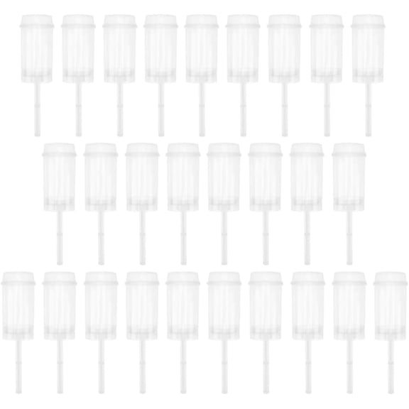 40PCS Push Pop Containers, Cupcake Push Pop Containers with Dome Lids Plastic Push-Up Cake Holders Cup Molds for Mini Desserts, Cake Push Pops Containers