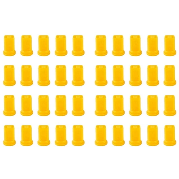 40PCS RC Agricultural Plant Protection UAV High Pressure Windproof Anti-Drift Flat Fan Nozzles Yellow