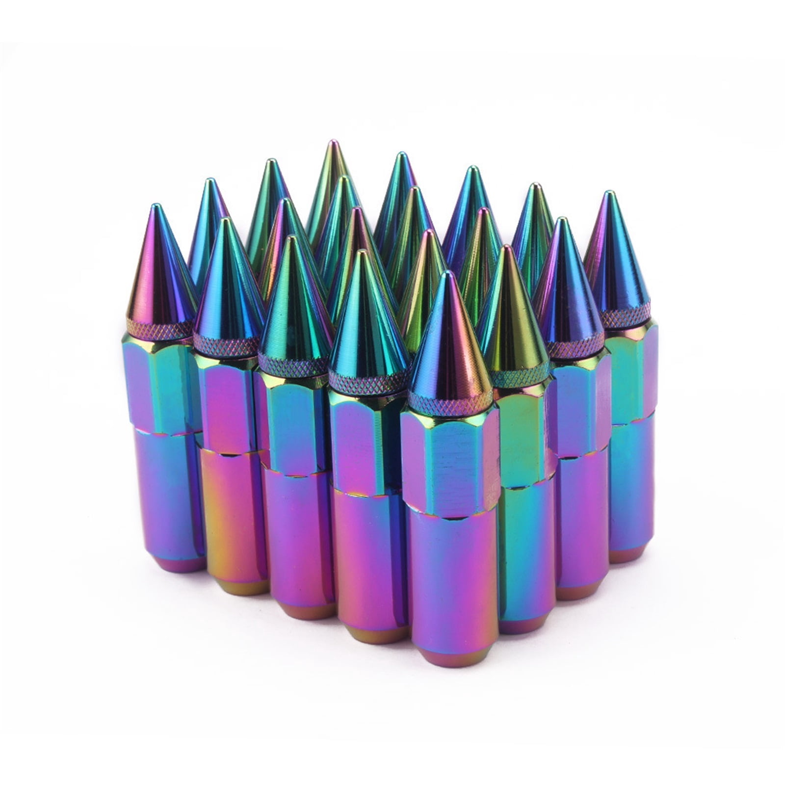 40PCS/Set, OEM Style Factory Lug Nuts, Aluminum Alloy Pointy Lug Nuts, Wheel Nuts, M12*1.5mm M12*1.25mm For Choice