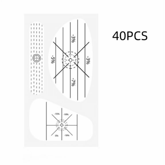 40PCS Stylish Golf Printing Stickers Adhesive Designs for Golf Enthusiasts