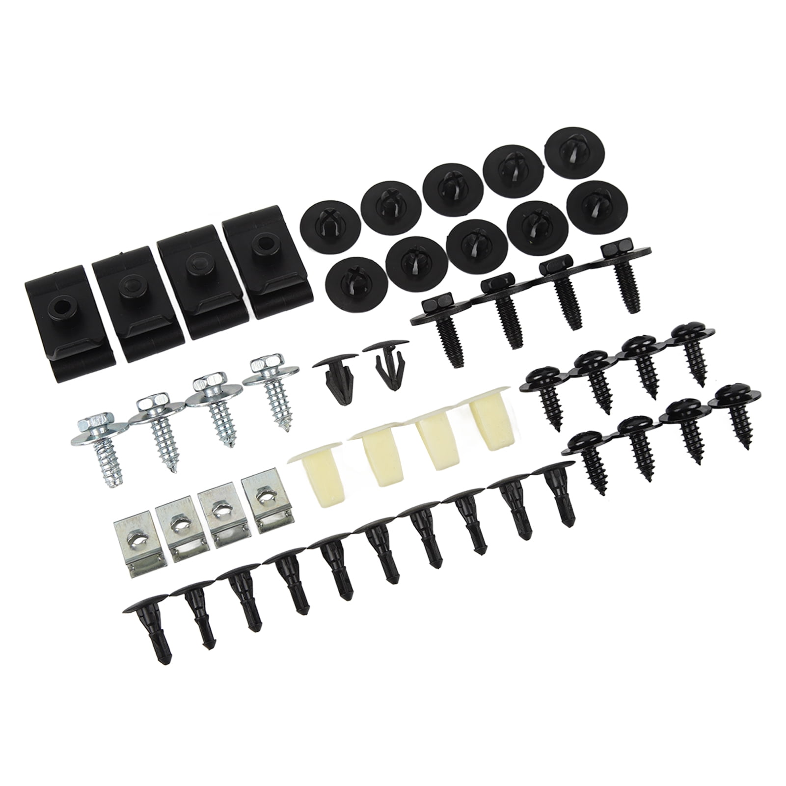 40PCS Undertray Clips Screws Compact Shockproof Engine Under Cover ...