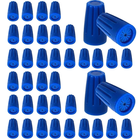 40PCS Waterproof Outdoor Wire Electrical Connectors,Sealant Twist Nuts Caps Cable Terminal Connector Gel for Landscape Light, Building Application, Wet Location Installation, 22AWG-12AWG, Medium Size