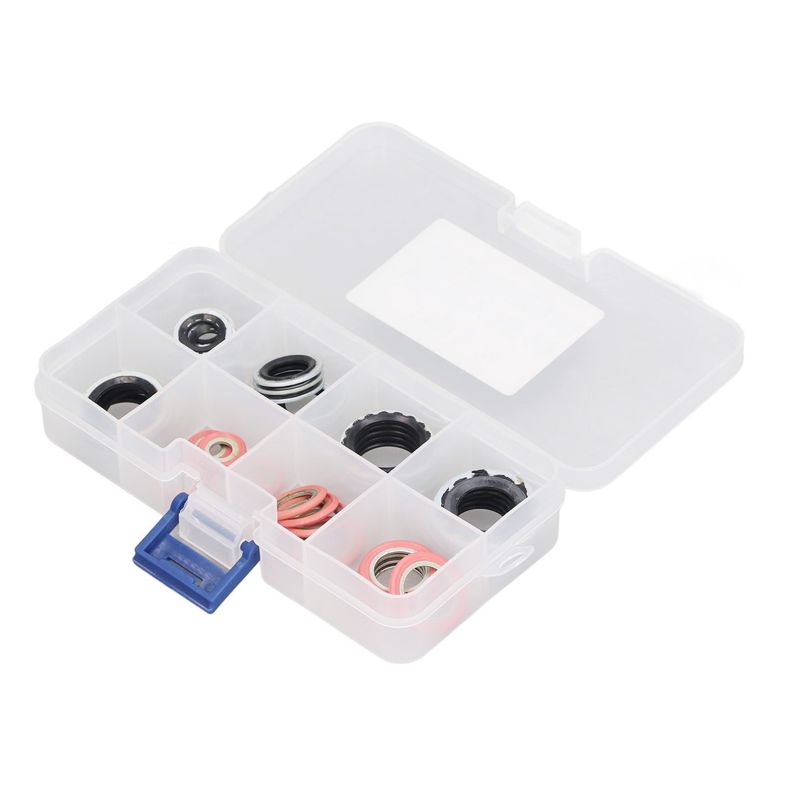 100pcs Universal Air Conditioning A/C Recharge Hose Adapter Connector Grommet Gasket O Ring Seal Kit