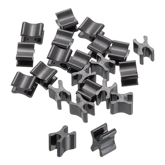 40Pack #3 Top Stopper Closed-end Zipper Slider, Metallic Black