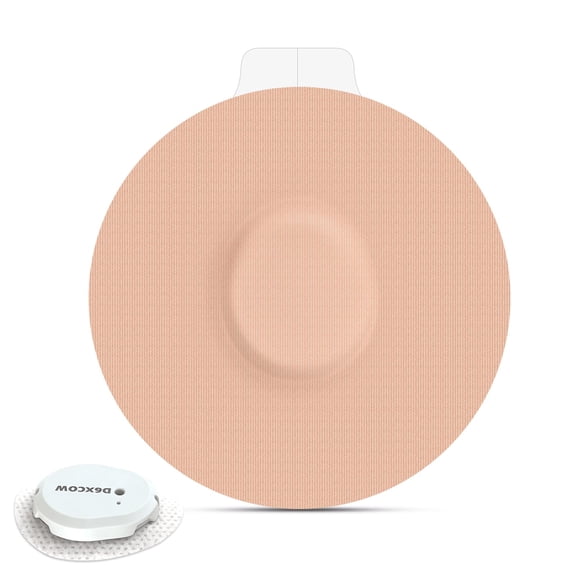 40 Pack Beige Waterproof Adhesive Patches, Breathable Tape Compatible with Dexcom G7, Sensor Protection Overpatch