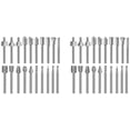 thumbnail image 1 of 40Pc HSS Router Carbide Engraving Bits for Router Bit Set 1/8 Inch(3mm) for Rotary Tools, 1 of 5
