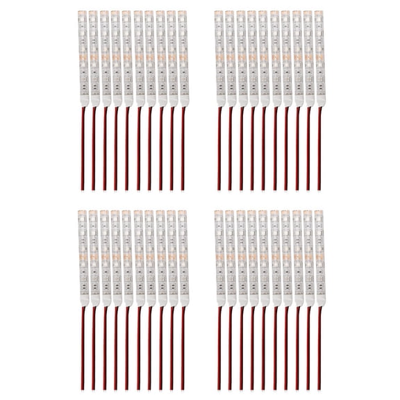 40Pcs 10cm Waterproof Blue 5050 Led Strip Lights Dc 12V Caravan Boat Car