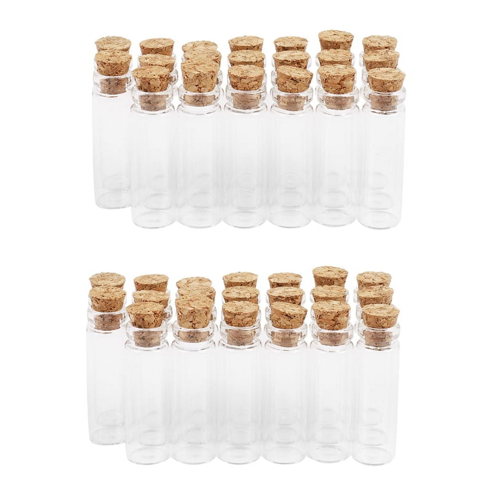 Mini Corked Glass Bottlesnull