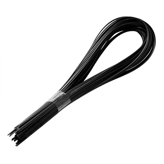 40Pcs 2.5mm x 5mm x 1000mm Black PP Plastic Welding Rods for Plastic Welder Gun/Hot Air Gun/Welding Tool Soldering Supplies