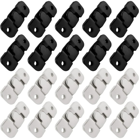40Pcs (20 Pairs) Flush Mount Bracket, Stainless Steel Interlock Hanging Buckle Z Clips Headboard Wall Mounting Brackets, Heavy Duty Picture Frame Hanger Hook for Display Art Gallery (43 x 18.5mm)