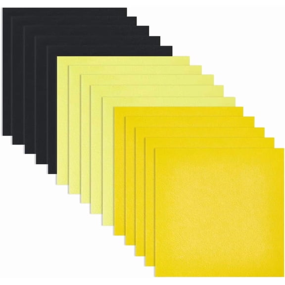 40Pcs 3 Colors Felt Fabric Sheet Squares Stiff Sheets Crafts Non Woven Felt Fabric Assorted Color for DIY Patchwork Crafting Projects Party Decoration 12"x12"(30x30cm) 1mm Thick colorful