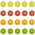 thumbnail image 1 of 40Pcs 4 Colors Grapefruit Slice Charms Colorful Orange Lemon Charms Cute Fruit Dangle Pendants, 1 of 8