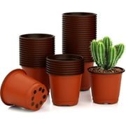 40Pcs/80Pcs Nursery Pots, Planting Pots, 4 Inch Pots, Seedling Pots, Plastic Plant Pot, Seed Starter Pots, Plant Starter Pots, Plastic Pots, Plastic Plant Pots, Planter Nursery Pots