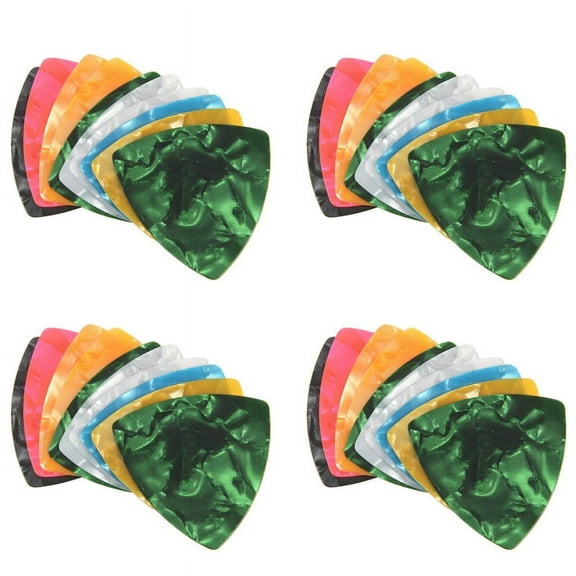 40Pcs Acoustic/ Plectrums 0.46mm---Assorted Color
