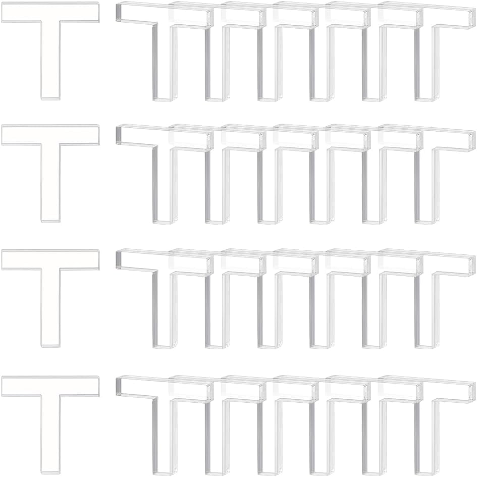 40Pcs Acrylic Bed Pins 5.5mm Thick Clear Laser Engraving Tray