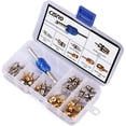 thumbnail image 1 of 40Pcs Air Conditioning Valve Core Kit, A/C R12 R134a Refrigeration Tire Valve Stem Cores with Remover Tool for Most Car, 1 of 8
