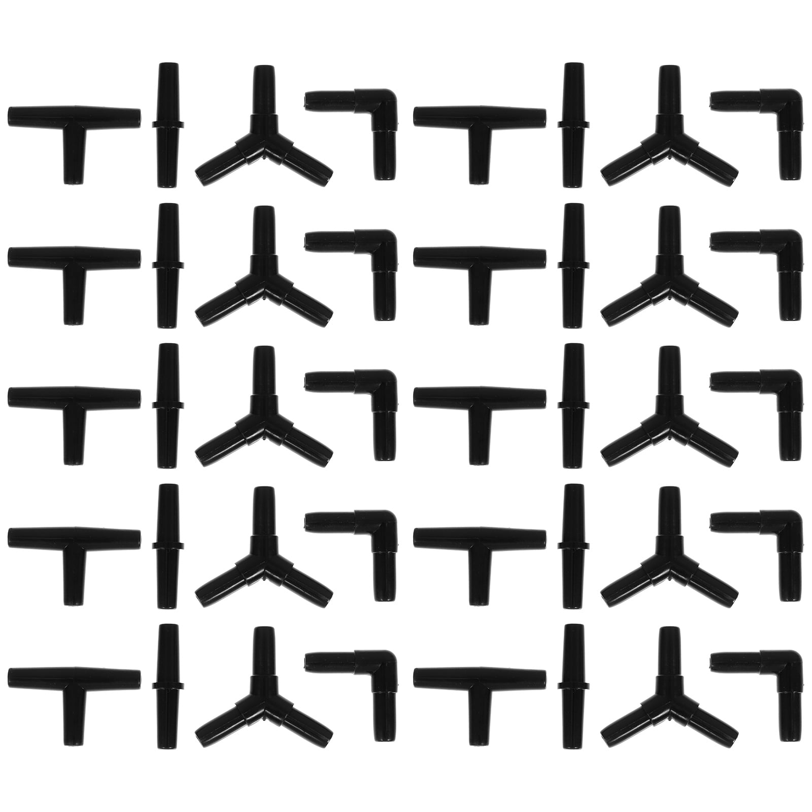 40Pcs Aquarium Airline Tubing Air Pipe Connector Oxygen Pump Shunt