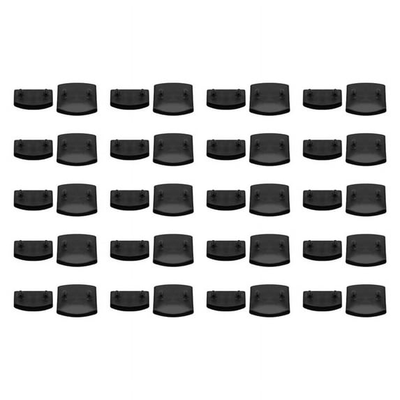 40Pcs Bed Slat End Caps Holders Connector Furniture Accessory for Holding Securing Wooden Slats Bed Board Skeleton Frame