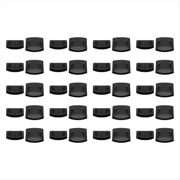 40Pcs Bed Slat End Caps Holders Connector Furniture Accessory for Holding Securing Wooden Slats Board Skeleton Frame