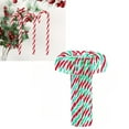 thumbnail image 1 of 40Pcs Christmas Plastic Candy Cane, 5.9in Christmas Tree Hanging Ornament for Christmas Decorations (Red Green White), 1 of 8