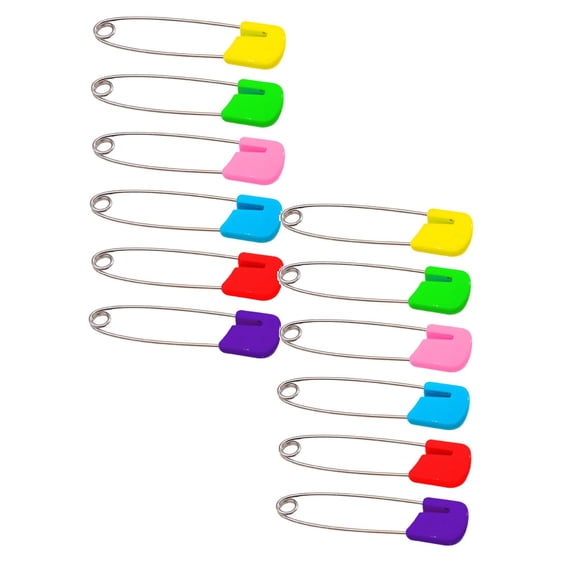 40Pcs Clearance Sale! Baby Child Cloth Nappy Di Aper Pins Locking Holder Colorful Buttons Practical Home Decor 1.6"