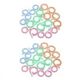 thumbnail image 1 of 40Pcs Colorful Crochet Locking Marker Knitting Ring Maker Holder Set, 1 of 3