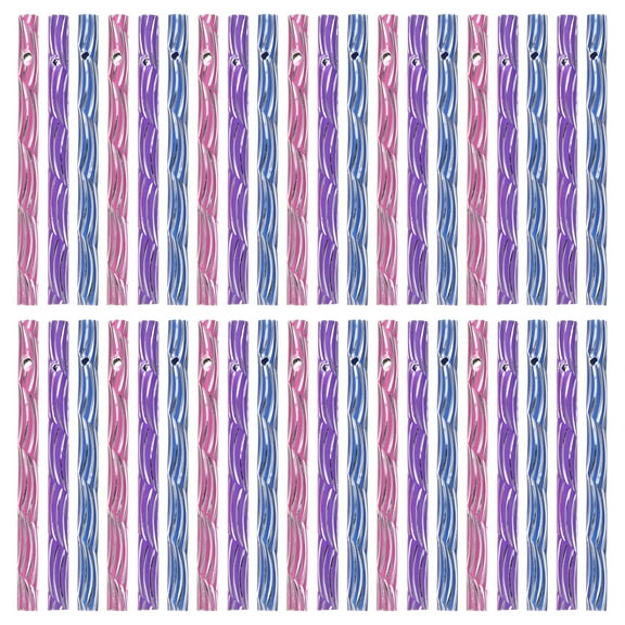 40 Pieces Aluminum Wind Chime Tubes Replacement Parts for Crafting and Repairing Wind Chimes