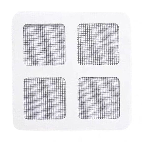 A 40Pcs Disposable Hair Sticker Shower Drain Cover With Adhesive Back, Mesh Filter For Bathroom Floor Sink Tub And Shower Protection 3.93X3.93In 0.02Lb