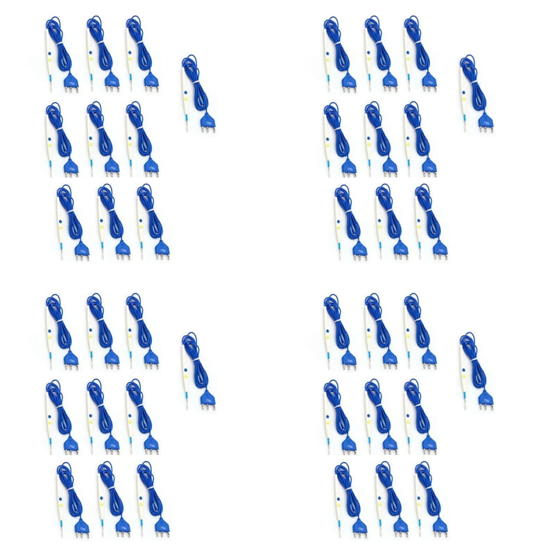 40Pcs Disposable Surgery ESU Pencil High Frequency Disposable Electrosurgery LEEP Unipolar Electric Knife Pen