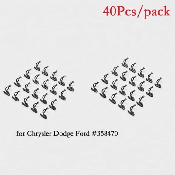 40Pcs Door Panel Clips for Mopar Chrysler Dodge Panel Retainers Plymouth Trim
