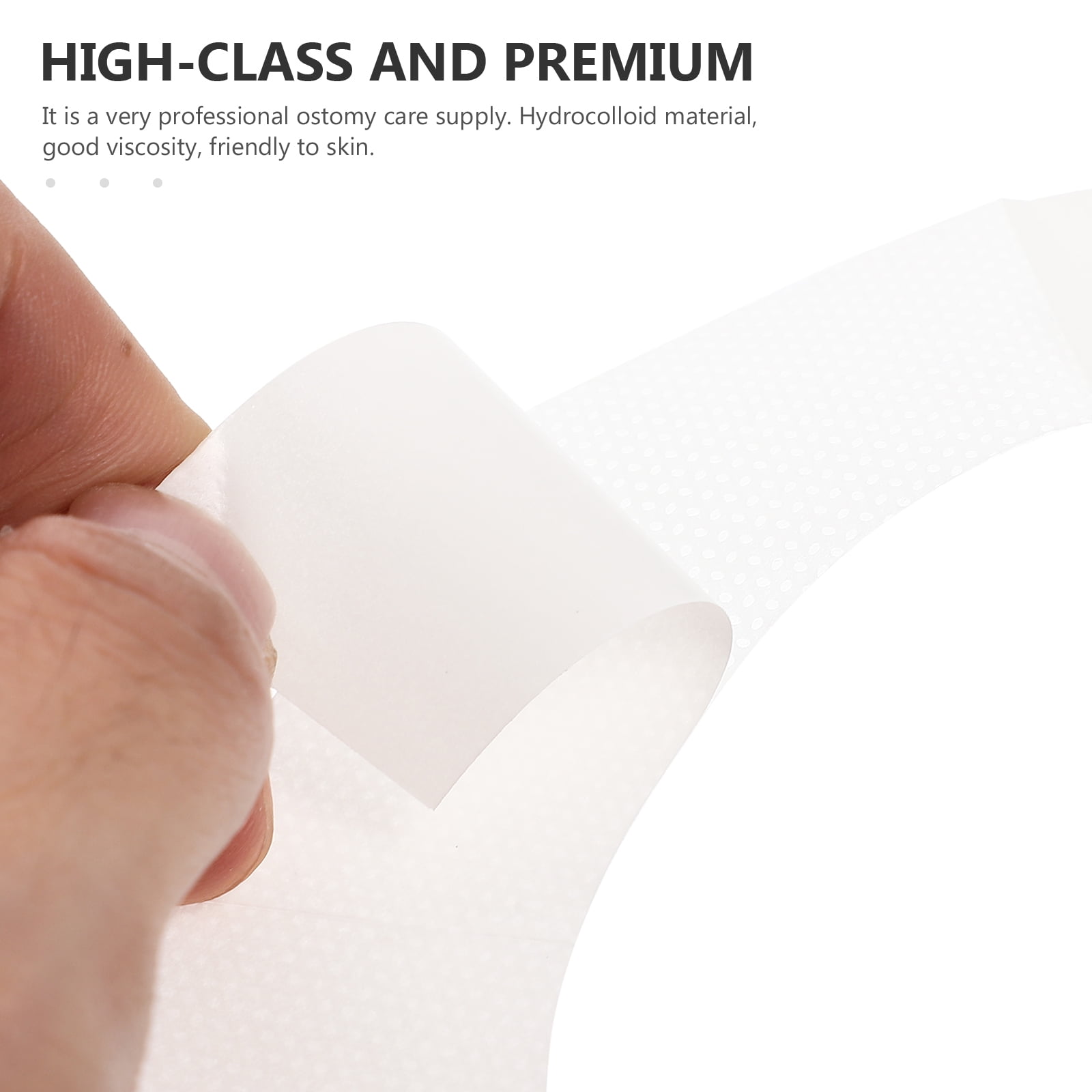 40Pcs Elastic Ostomy Barrier Strips Stoma Barrier Strips No Leak