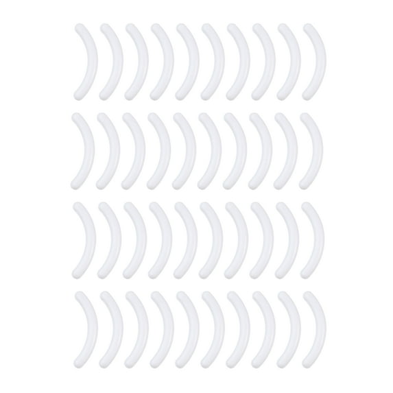 40Pcs Eyelash Curler Pads Fine Workmanship Smooth Surface Heavy-duty Eyelash Curler Refill Replace Pads for Girl