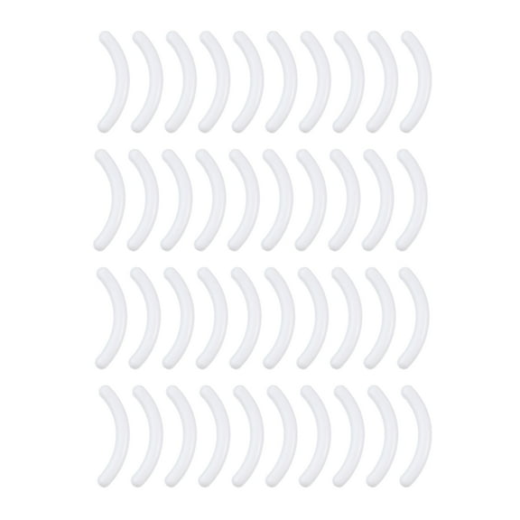 40Pcs Eyelash Curler Pads Fine Workmanship Smooth Surface Heavy-duty Eyelash Curler Refill Replace Pads for Girl