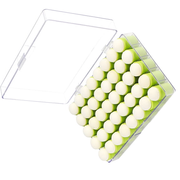 40Pcs Finger Sponge Daubers with Case Art Painting Sponge for Kid Student Painting Card Making Crafts Scrapbooking