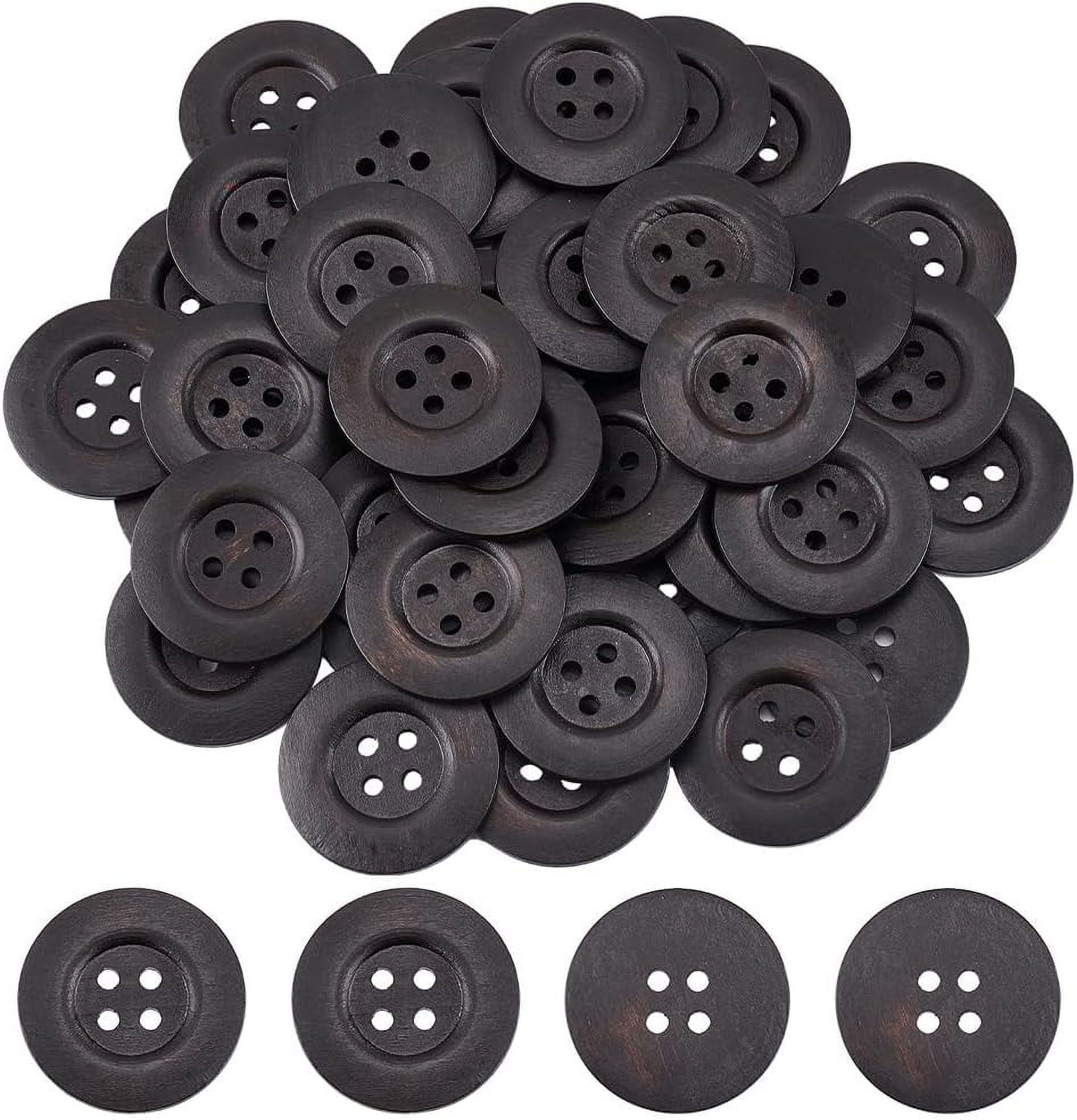 Framendino 30 Pack Vintage Enamel Shank Buttons - 18mm Round Plant Design Buttons For DIY Sewing & Crafts - View #8