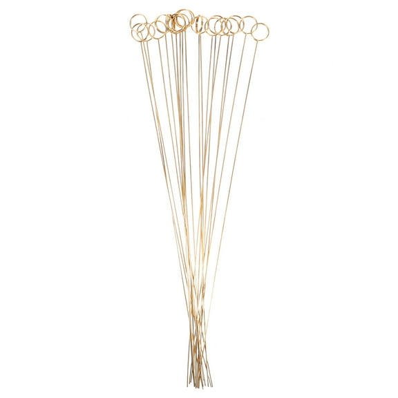 40Pcs Floral Sticks Round Bouquet Card Picks Flower Card Holder Flower Picks for Wedding Birthday