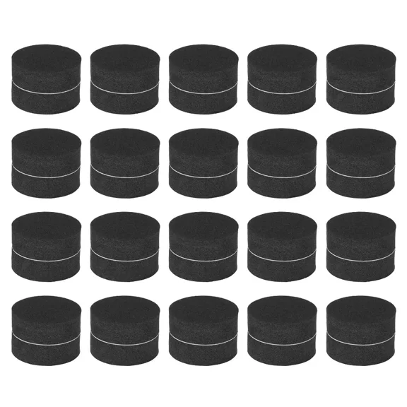40Pcs Flower Plant Pot Feet Invisible Round Flowerpot Riser Stands Self-adhesive Black Non-slip Heavy Duty Flower Pot Pad