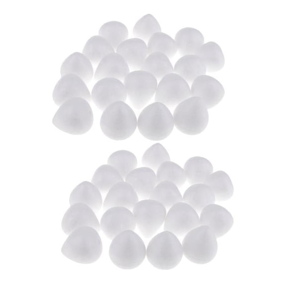 40Pcs Foam Balls Drop Craft Rose Buds DIY Decoration Modeling Arts
