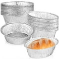 40Pcs Foil Pie Dishes Aluminum Foil Pie Pans Small Pie Tarts Pans Tin