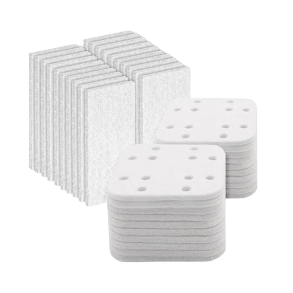 40Pcs Humidifier Mineral Absorption Pad Filter Replacement for LV600S LV600HH Humidifiers Filter Pad Accessories