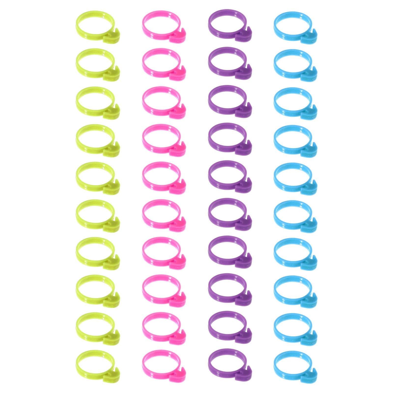 40Pcs Icing Bag Ties Piping Bag Ties, Fixed Rings Pastry Bag Ties Cake Decorating Clips for Cupcakes and Pastry Christmas