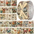 thumbnail image 1 of 40Pcs Jelly Roll Fabric Strips for Quilting and Sewing, 2.6" x 20" Precut Fabric for DIY Crafting , Vintage Butterfly Series, 1 of 8