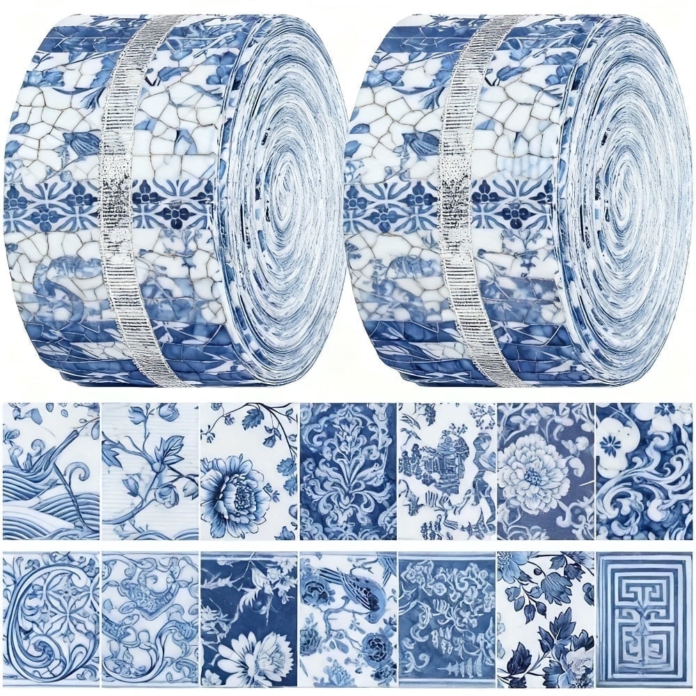 40Pcs Jelly Roll Fabric Strips for Quilting and Sewing, 2.6" x 20" Cotton Fabric for DIY Craft Handmade Accessories, Gallery Series