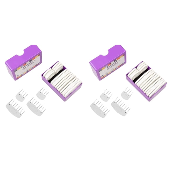 40Pcs Knit Blockers Set Stainless Steel Knitting Blocking Combs and Pin with 2 Sizes for DIY Knit Crocheting Supplies